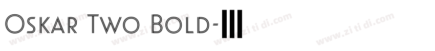 Oskar Two Bold字体转换 Oskar Two Bold字体转换